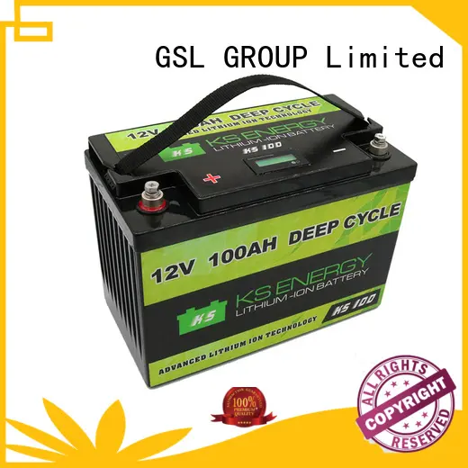 rechargeable marine led 12v 50ah lithium battery GSL ENERGY Brand company 1