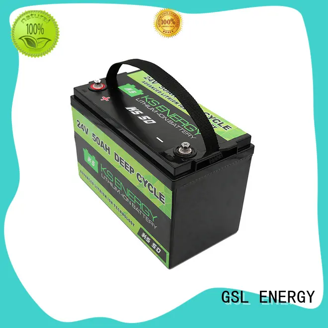 GSL ENERGY deep cycle 24v lithium ion battery for office automation 1