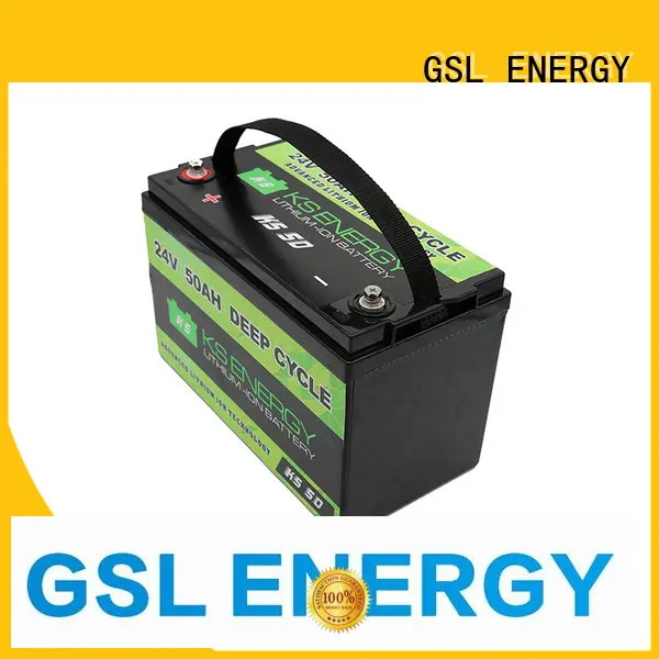 deep cycle 24v 50ah lithium ion battery lifepo4 for military GSL ENERGY 1