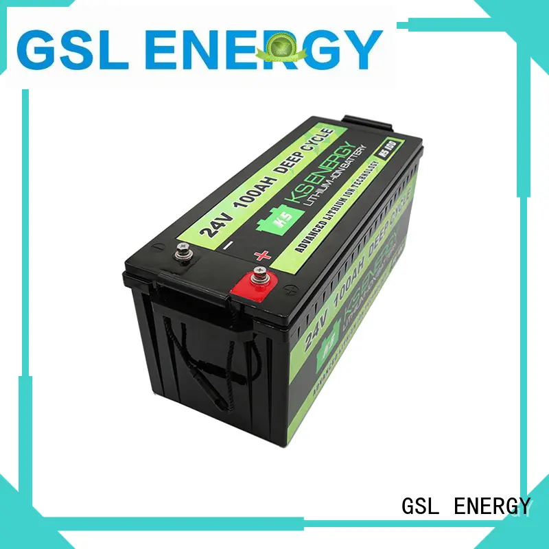 lifepo4 24v li ion battery deep cycle for office automation GSL ENERGY 1