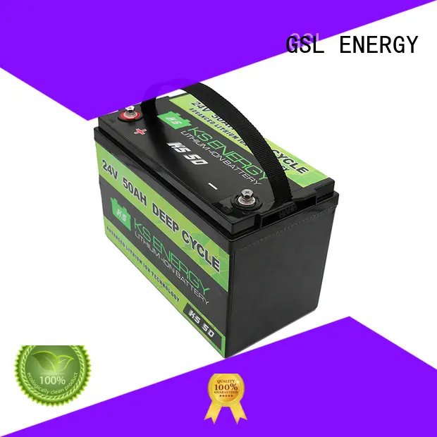 deep cycle 24v lithium ion battery lifepo4 for office automation GSL ENERGY 1