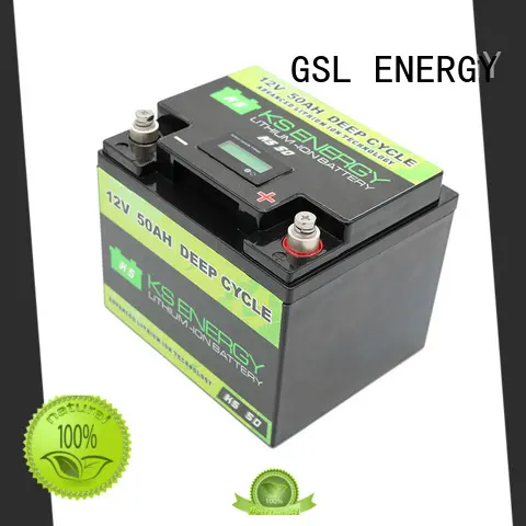 GSL ENERGY lifepo4 12v 50ah lithium battery bulk production for cycles 1