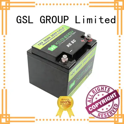 GSL ENERGY carts lifepo4 rv battery for cycles 1