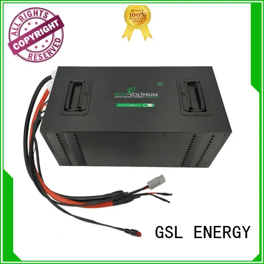 GSL ENERGY electric 48v lithium ion battery 100ah golf for club 1