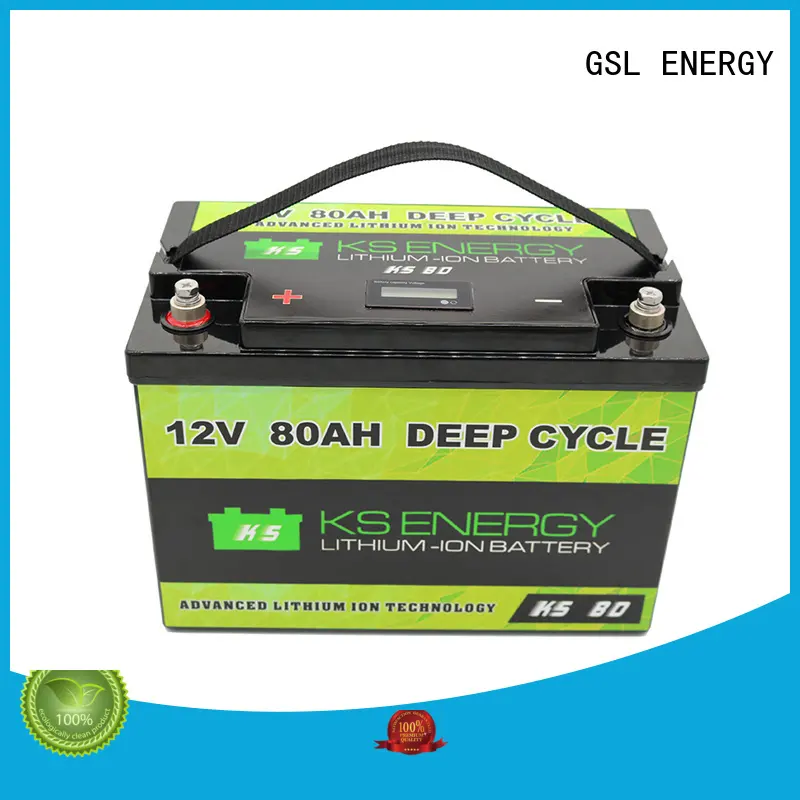 battery lithium ion battery charger 12v for cycles GSL ENERGY 1