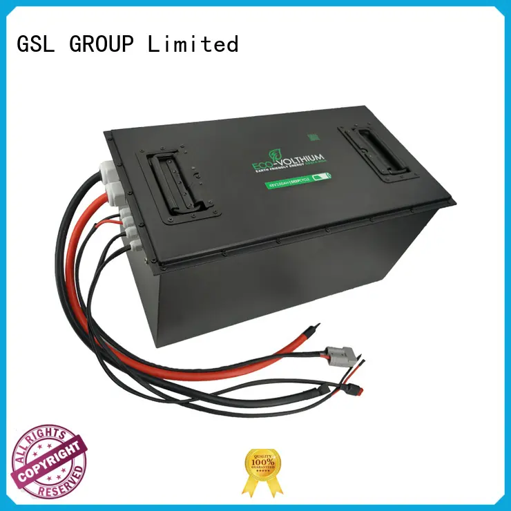 golf 48v lithium ion battery 100ah lithium for car GSL ENERGY 1