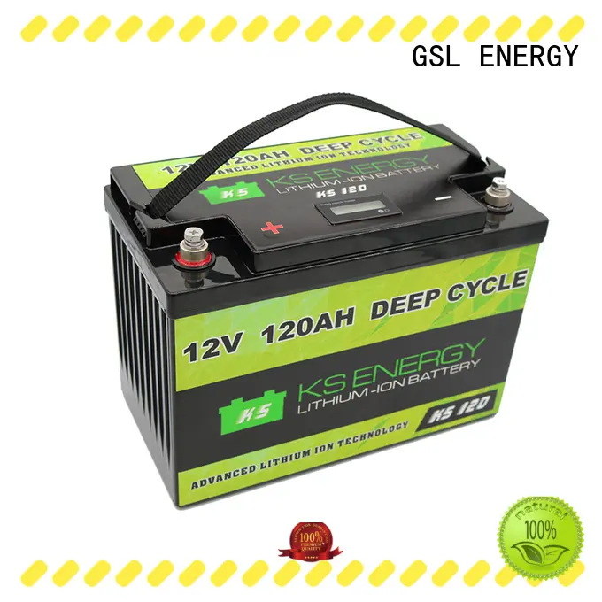 GSL ENERGY large capacity lithium battery 12v 100ah solar led display 1