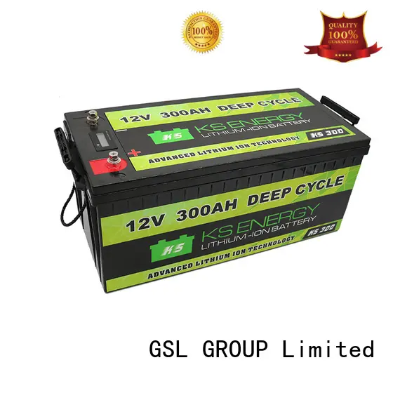 GSL ENERGY long life lifepo4 battery 100ah bulk production led display 1
