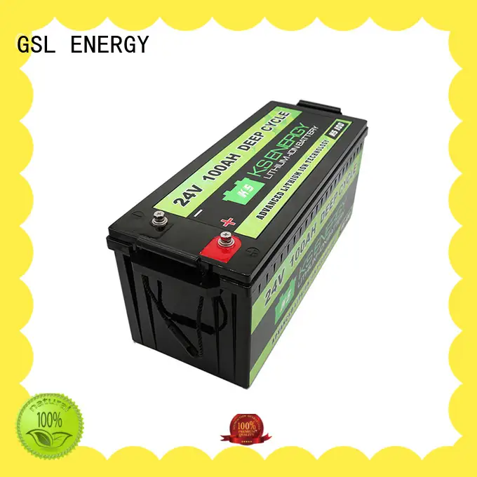 24v 50ah lithium ion battery lifepo4 for office automation GSL ENERGY 1