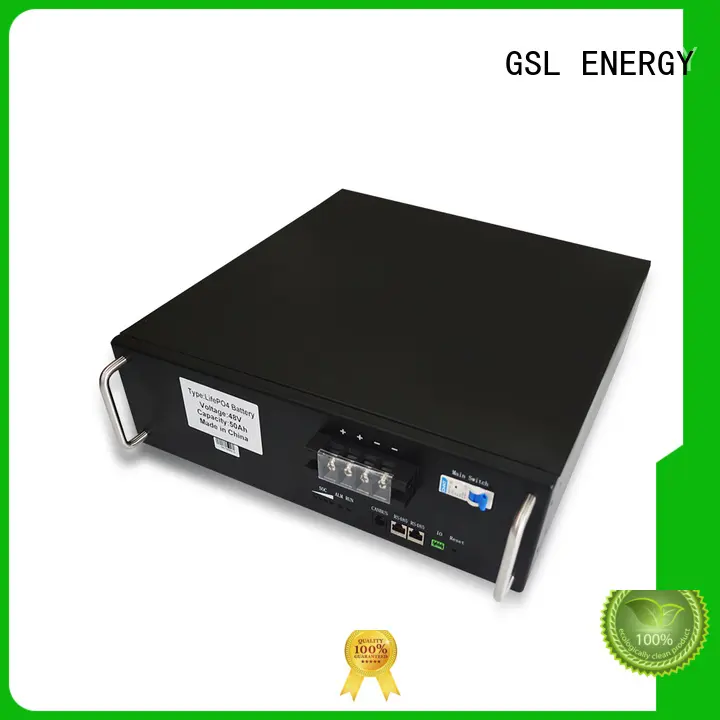 solar lifepo4 battery pack tower for energy storage GSL ENERGY 1