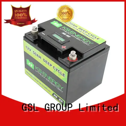GSL ENERGY deep cycle 12 volt rechargeable lithium battery pack lifepo4 for camping 1