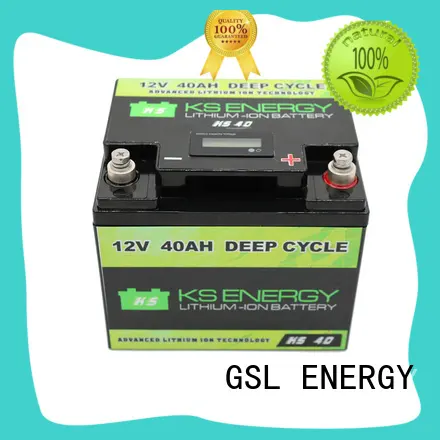 GSL ENERGY advanced technologies lithium car battery led display 1