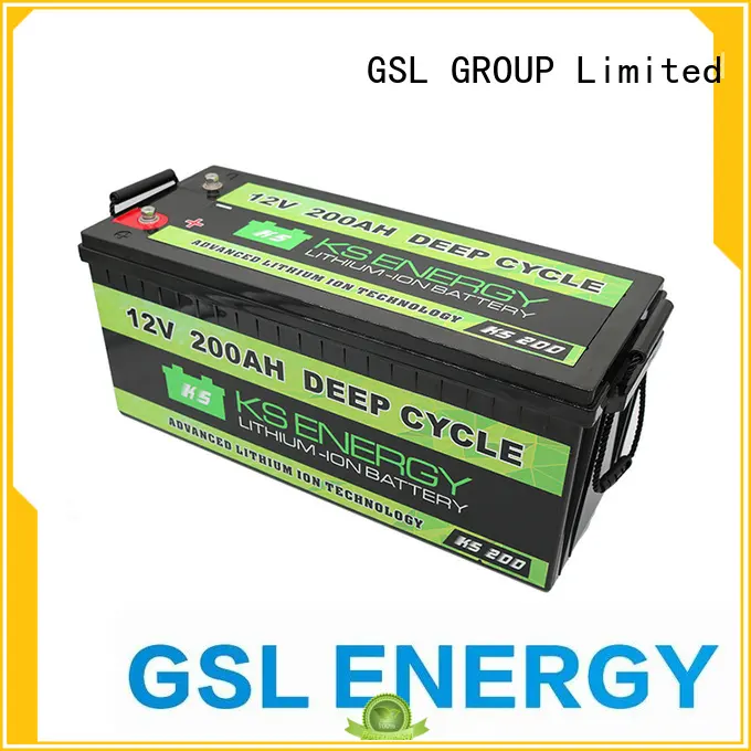 lithium lifepo4 rv battery free sample for car GSL ENERGY 1