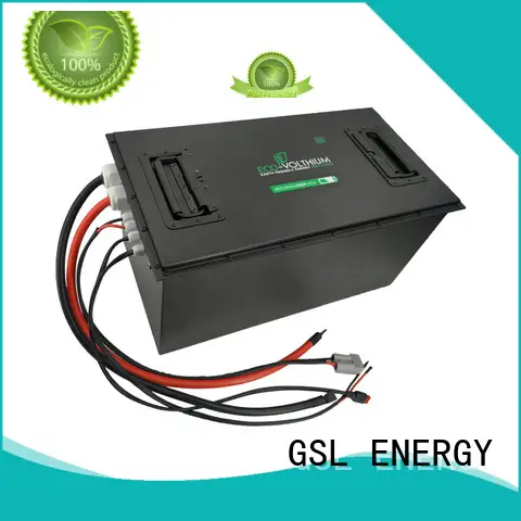 GSL ENERGY deep cycle 48v lithium ion battery 100ah pack for club 1