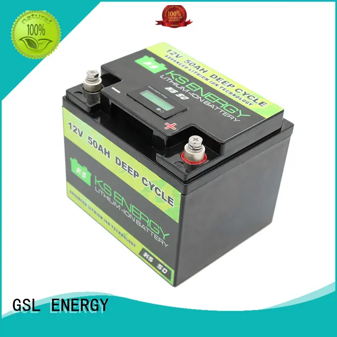 GSL ENERGY long lasting lifepo4 battery 100ah customization for car 1