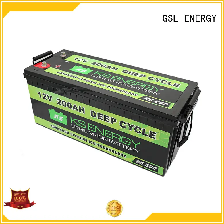 GSL ENERGY solar battery 12v 300ah bulk production for camping 1