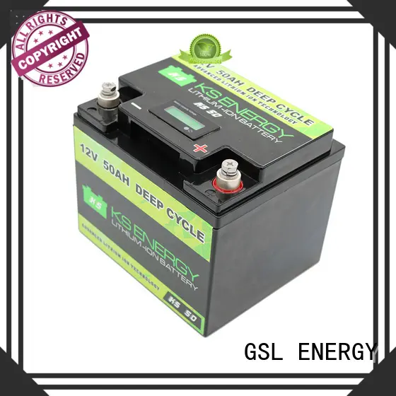 GSL ENERGY light weight 100ah solar battery for cycles 1