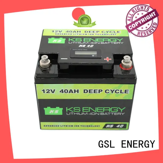 GSL ENERGY long lasting lifepo4 battery 12v 200ah supplier led display 1