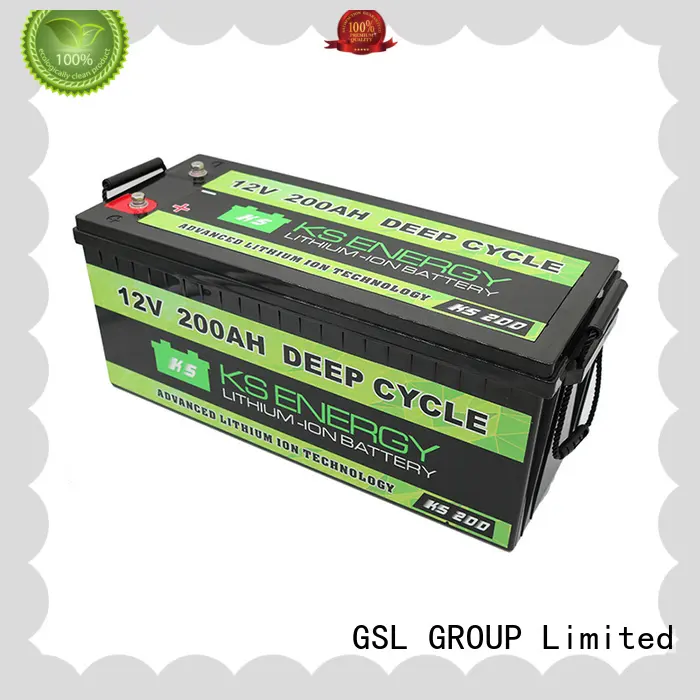 GSL ENERGY 200ah solar battery led display 1