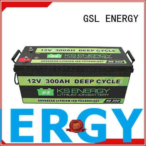 GSL ENERGY energy saving lifepo4 battery 12v 100ah manufacturer for cycles 1