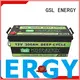 GSL ENERGY energy saving lifepo4 battery 12v 100ah manufacturer for cycles 1