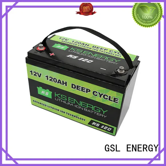 GSL ENERGY deep cycle lifepo4 battery 12v 100ah free sample led display 1