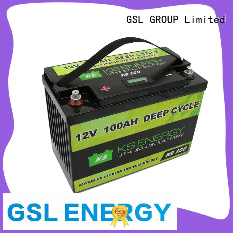 GSL ENERGY lithium battery 12v 100ah free sample for cycles 1