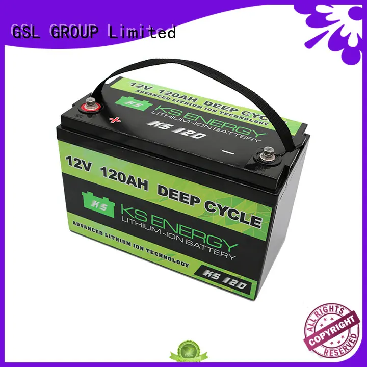 GSL ENERGY rechargeable 12v 100ah solar battery for car 1