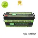 GSL ENERGY long life lifepo4 battery 100ah industry for cycles 1