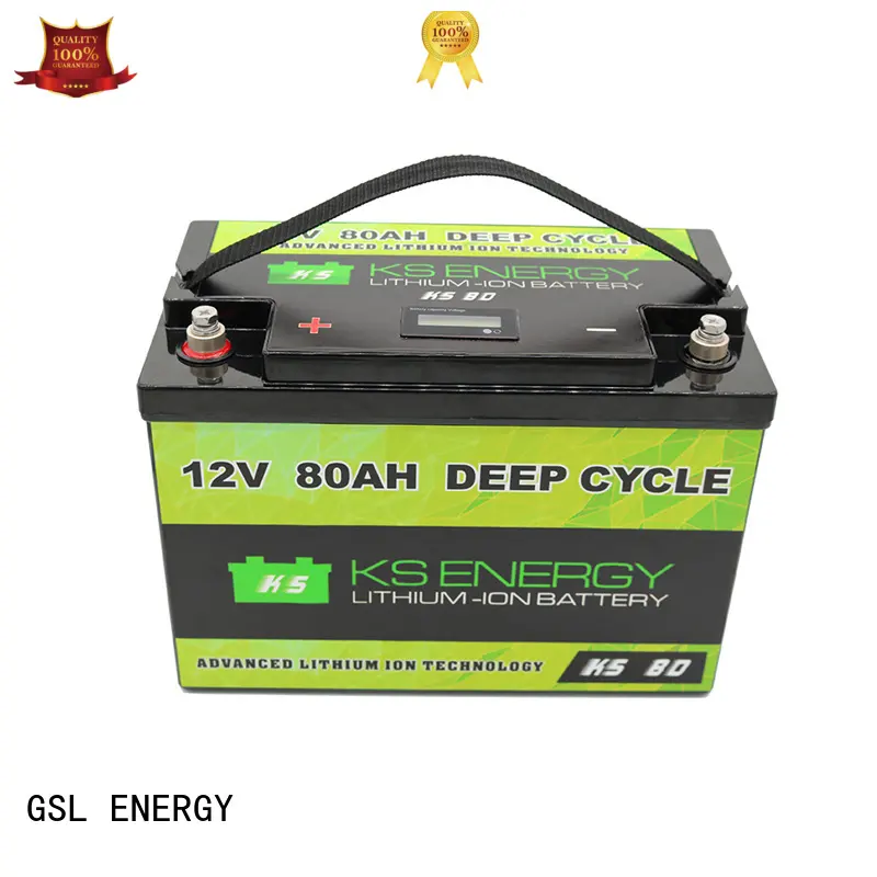 GSL ENERGY rechargeable lithium battery 12v 100ah free sample for camping 1