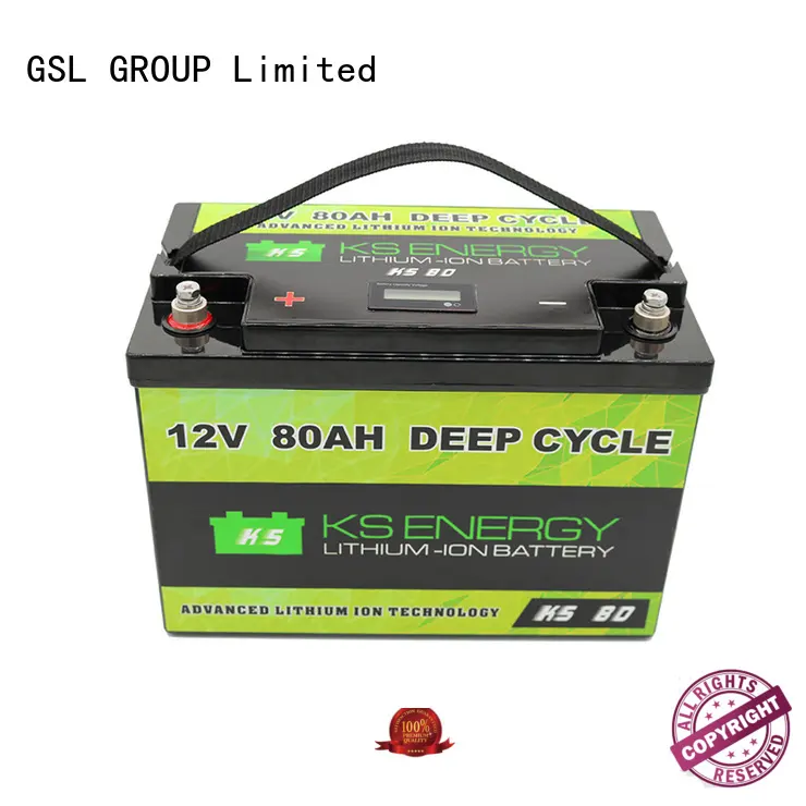 GSL ENERGY deep cycle 200ah solar battery free sample led display 1