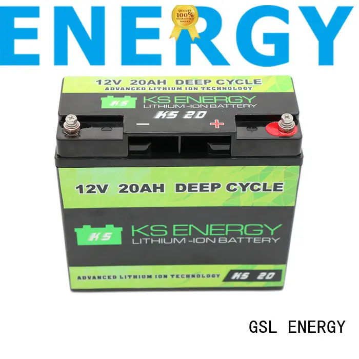 GSL ENERGY rechargeable 12v solar battery manufacturer for camping 1