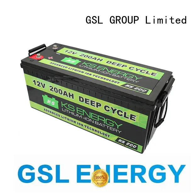 GSL ENERGY quality-assured lifepo4 battery 12v short time for camping car 1