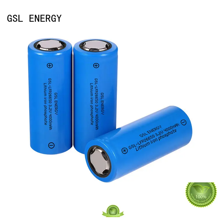 GSL ENERGY top-performance 26650 lithium rechargeable battery custom quality 1