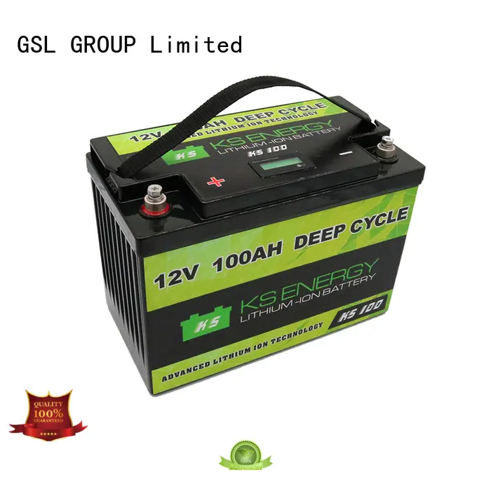 GSL ENERGY enviromental-friendly 12v solar battery free maintainence high performance 1