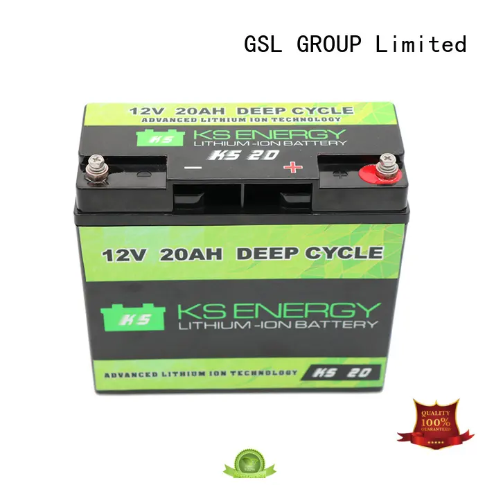 GSL ENERGY quality-assured lifepo4 battery 12v free maintainence for camping car 1