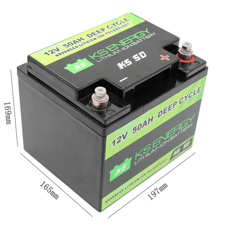 GSL ENERGY-Lifepo4 Battery 12v | 12v 50ah More Than 4000 Cycles Lithium