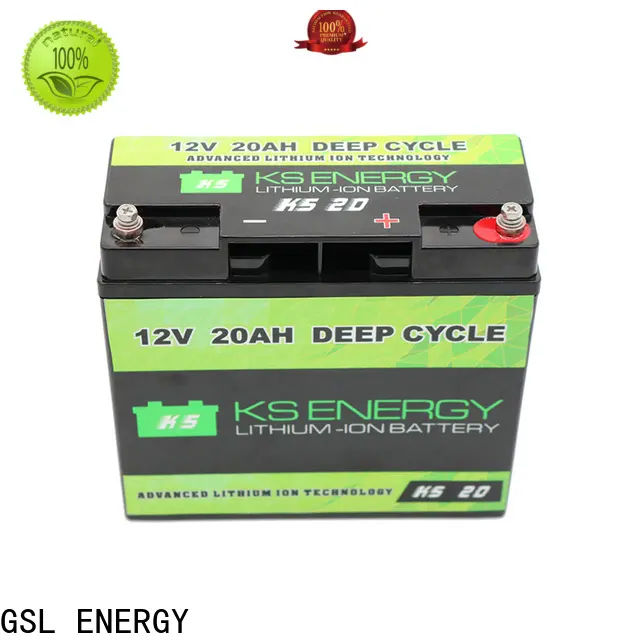 GSL ENERGY enviromental-friendly lifepo4 rv battery high rate discharge wide application 1