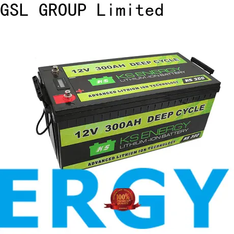 GSL ENERGY 12v 50ah lithium battery free maintainence for camping car 1