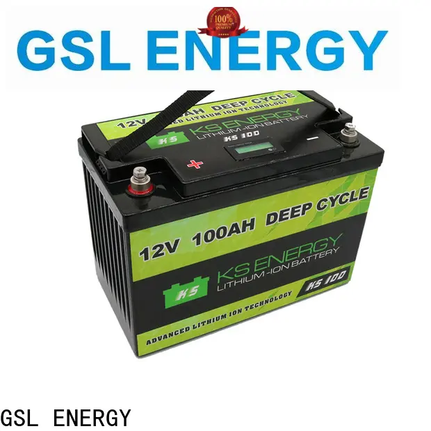 GSL ENERGY enviromental-friendly 12v solar battery short time wide application 1
