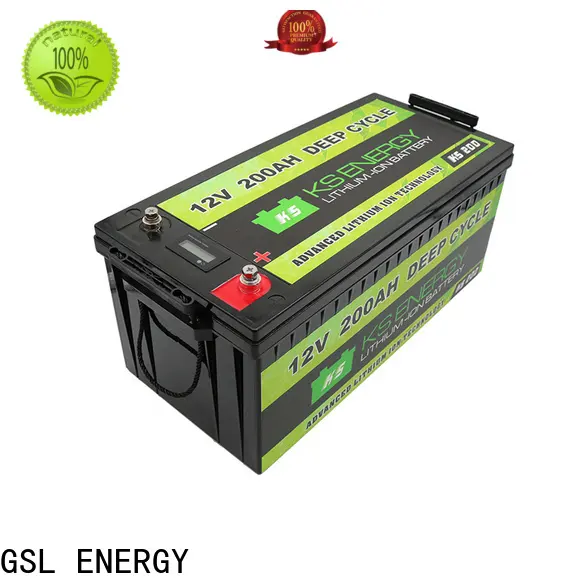 GSL ENERGY quality-assured 12v 50ah lithium battery short time wide application 1