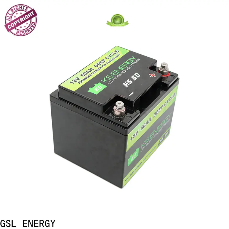 GSL ENERGY enviromental-friendly 12v 100ah solar battery short time for camping car 1
