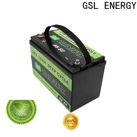 GSL ENERGY high-stability 24v lithium ion battery factory direct large capacity 1