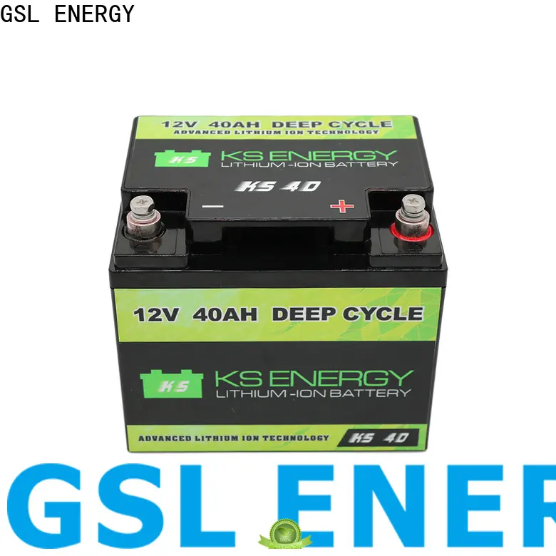 GSL ENERGY enviromental-friendly lifepo4 battery 12v 100ah free maintainence wide application 1