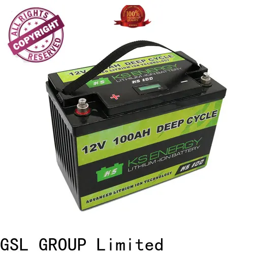 GSL ENERGY enviromental-friendly lifepo4 battery 12v high rate discharge high performance 1