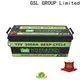GSL ENERGY enviromental-friendly lifepo4 battery 100ah high rate discharge high performance 1