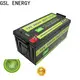 GSL ENERGY enviromental-friendly lifepo4 battery 12v 100ah free maintainence high performance 1