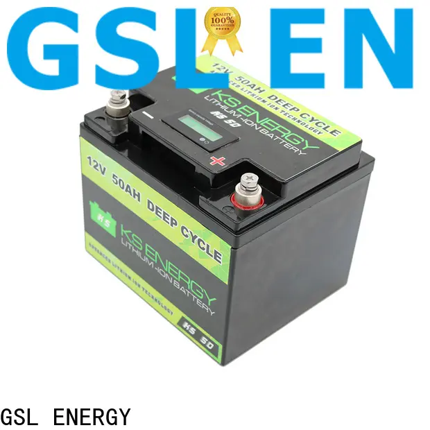 GSL ENERGY 2020 hot-sale lifepo4 battery 12v 100ah free maintainence high performance 1