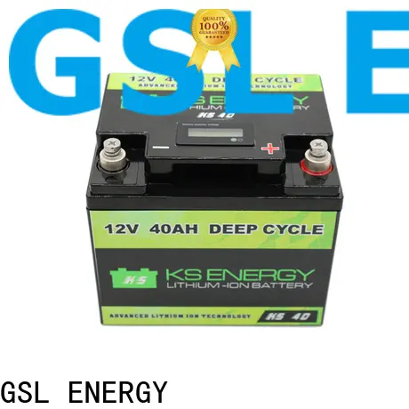 GSL ENERGY quality-assured lifepo4 battery 12v 100ah high rate discharge for camping car 1