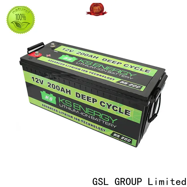 GSL ENERGY 2020 hot-sale 12v 100ah solar battery short time wide application 1